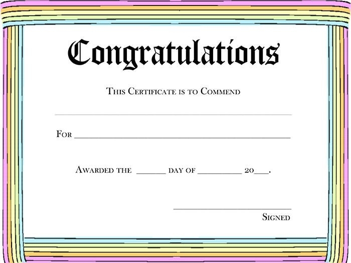 Printable Certificate Template Infinite Screnshoots Blank Award 