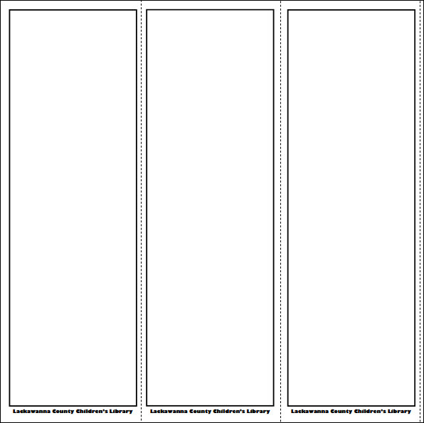free bookmark templates bookmarks templates passionativeco 