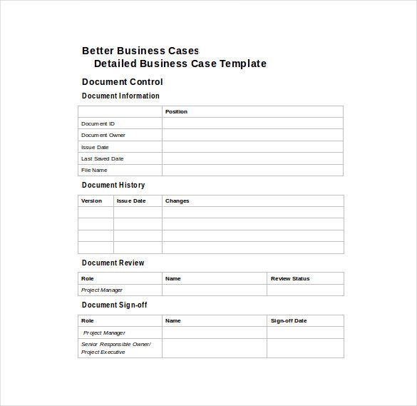 Business Case Template | cortezcolorado.net