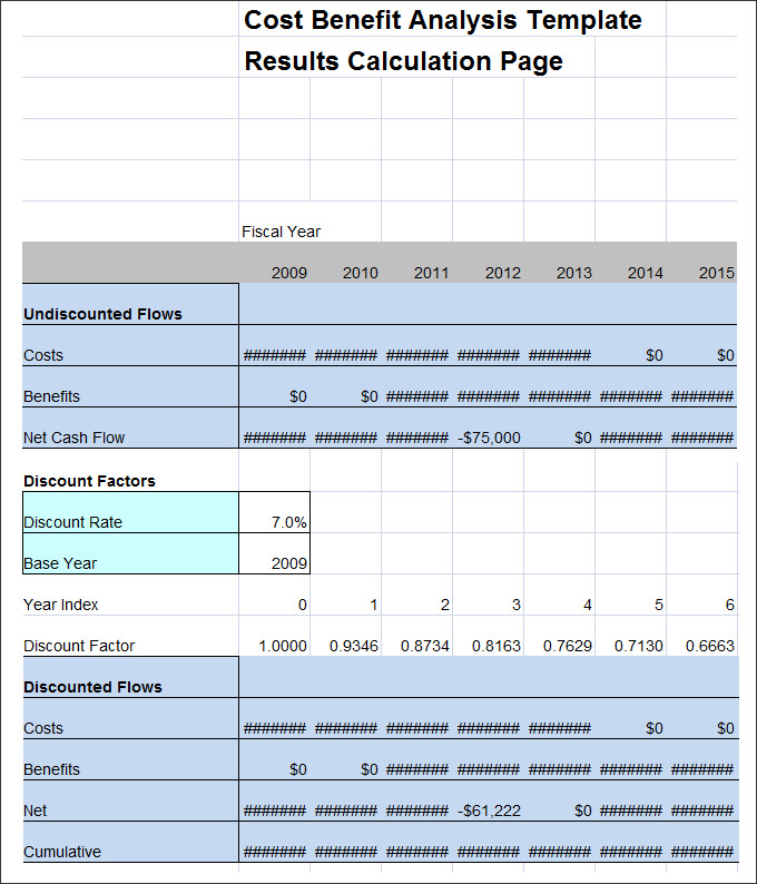 cost savings template cost benefit analysis template 11 free word 