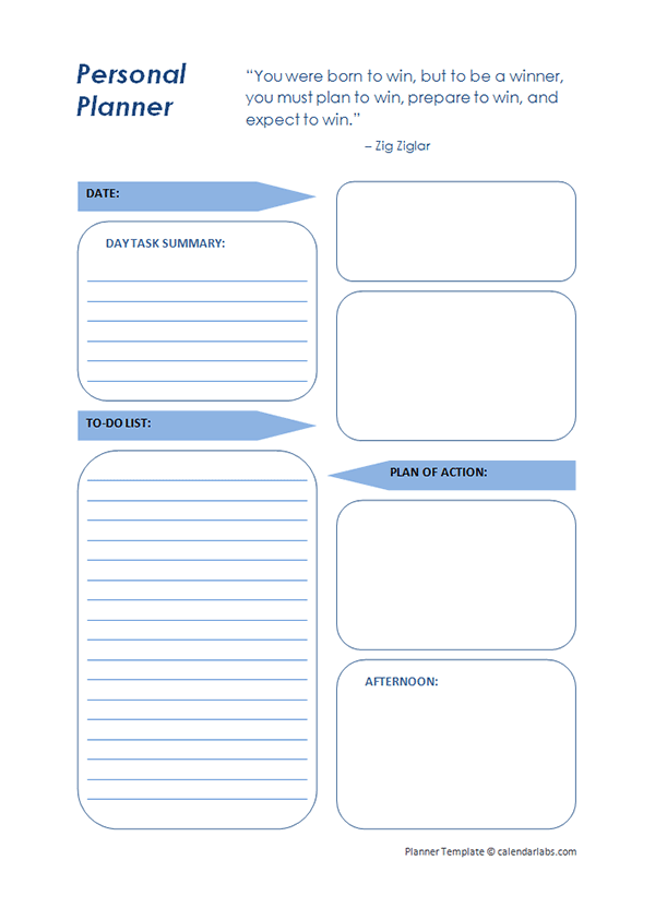 free planner templates 40 printable daily planner templates free 