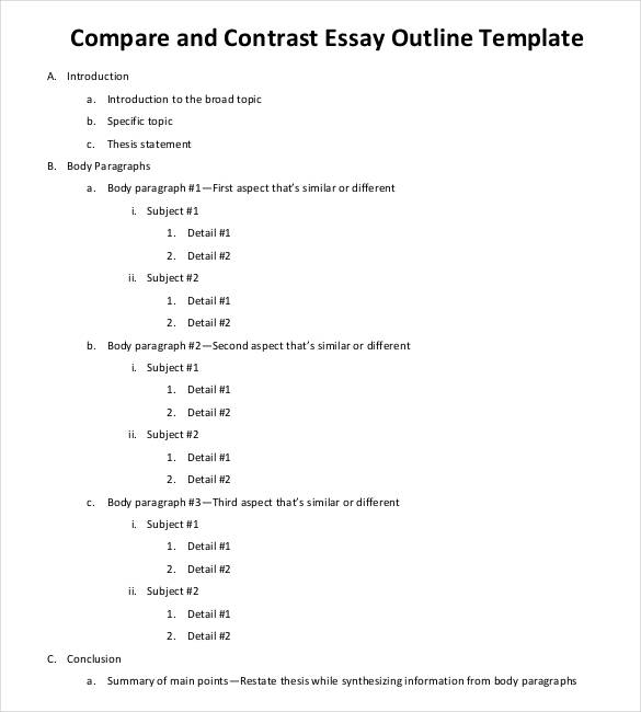 25+ Essay Outline Templates   PDF, DOC | Free & Premium Templates