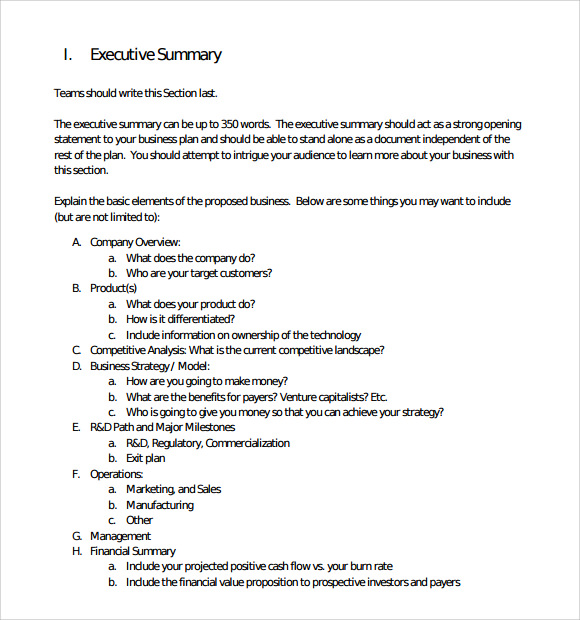 free executive summary template executive summary template 