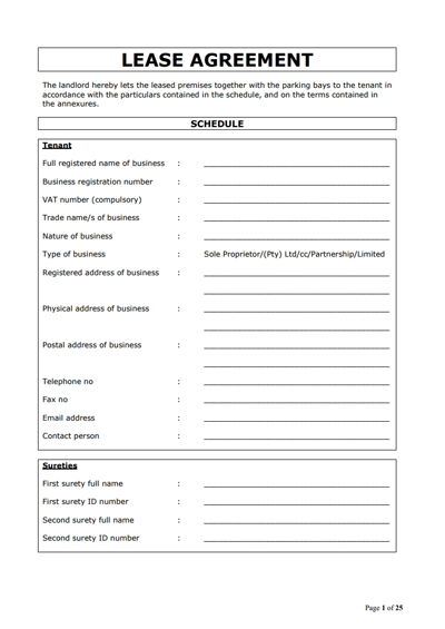 free template lease agreement commercial lease agreement template 