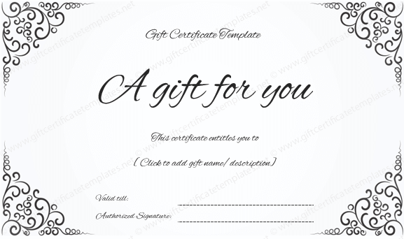 present certificate templates gift certificates templates free 