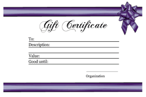 template for gift certificates printable gift certificates 