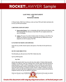 39 Last Will And Testament Forms & Templates Template Lab With 