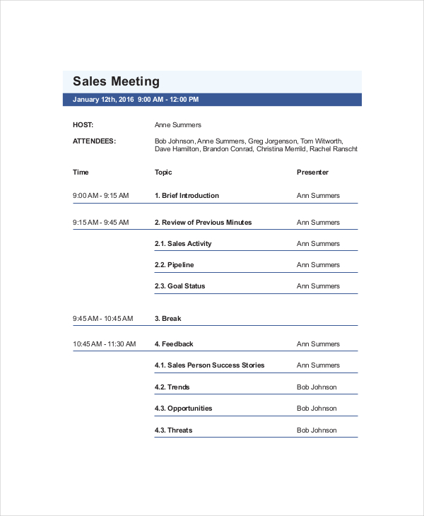 15 Best Meeting Agenda Templates for Word