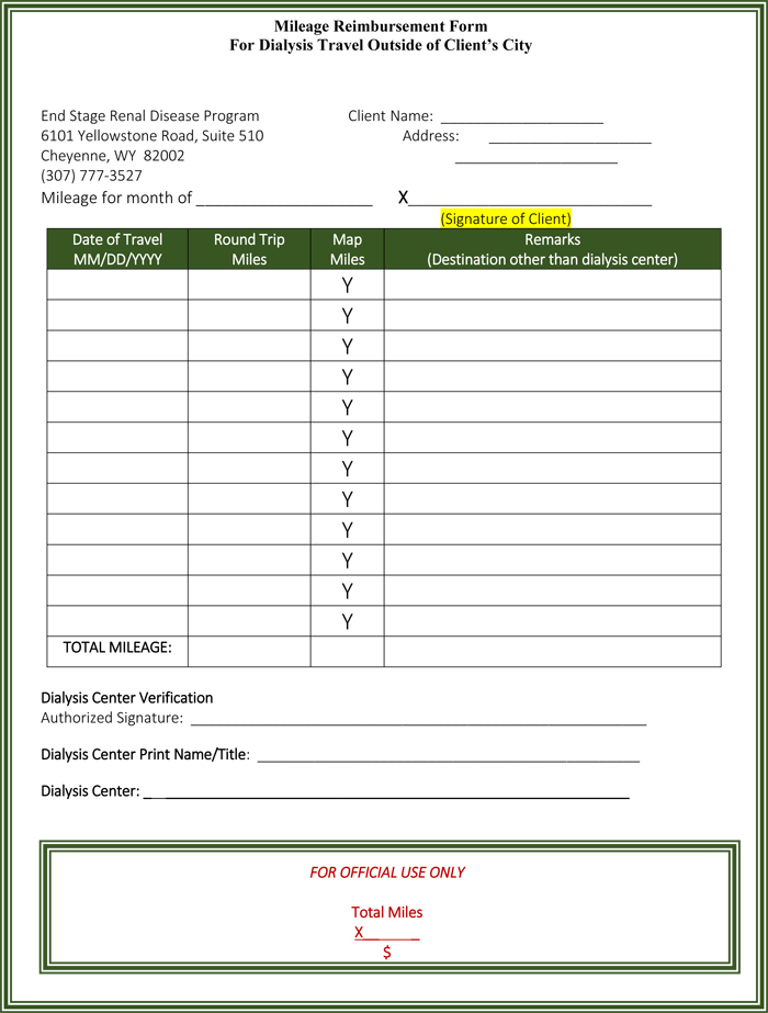 13+ free mileage reimbursement form template | ledger paper
