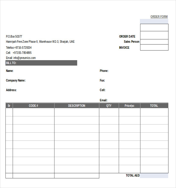 photo order form template blank order form templates 44 word excel 