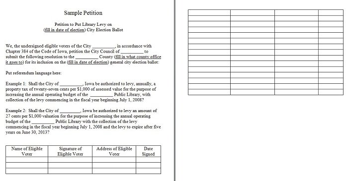 6+ Petition Templates   Word Excel PDF Formats