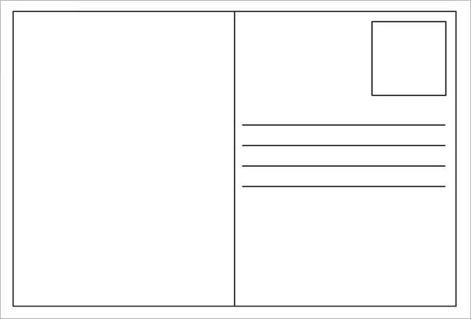 25 Images of Sample Blank Postcard Template | leseriail.com