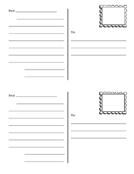 Blank Postcard Template Lovely Post Card Templates   Card Template 