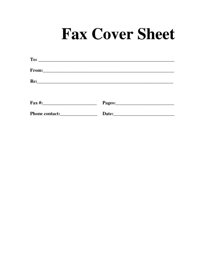 fax cover sheet printable   Roho.4senses.co