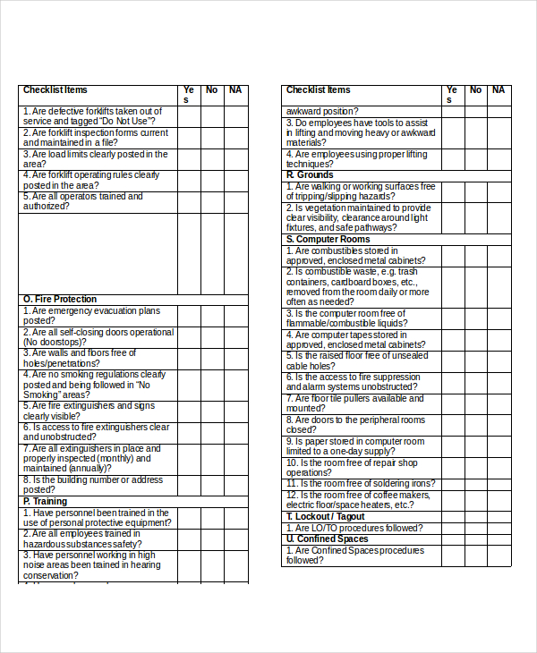 Printable Home Inspection Checklist Business Mentor