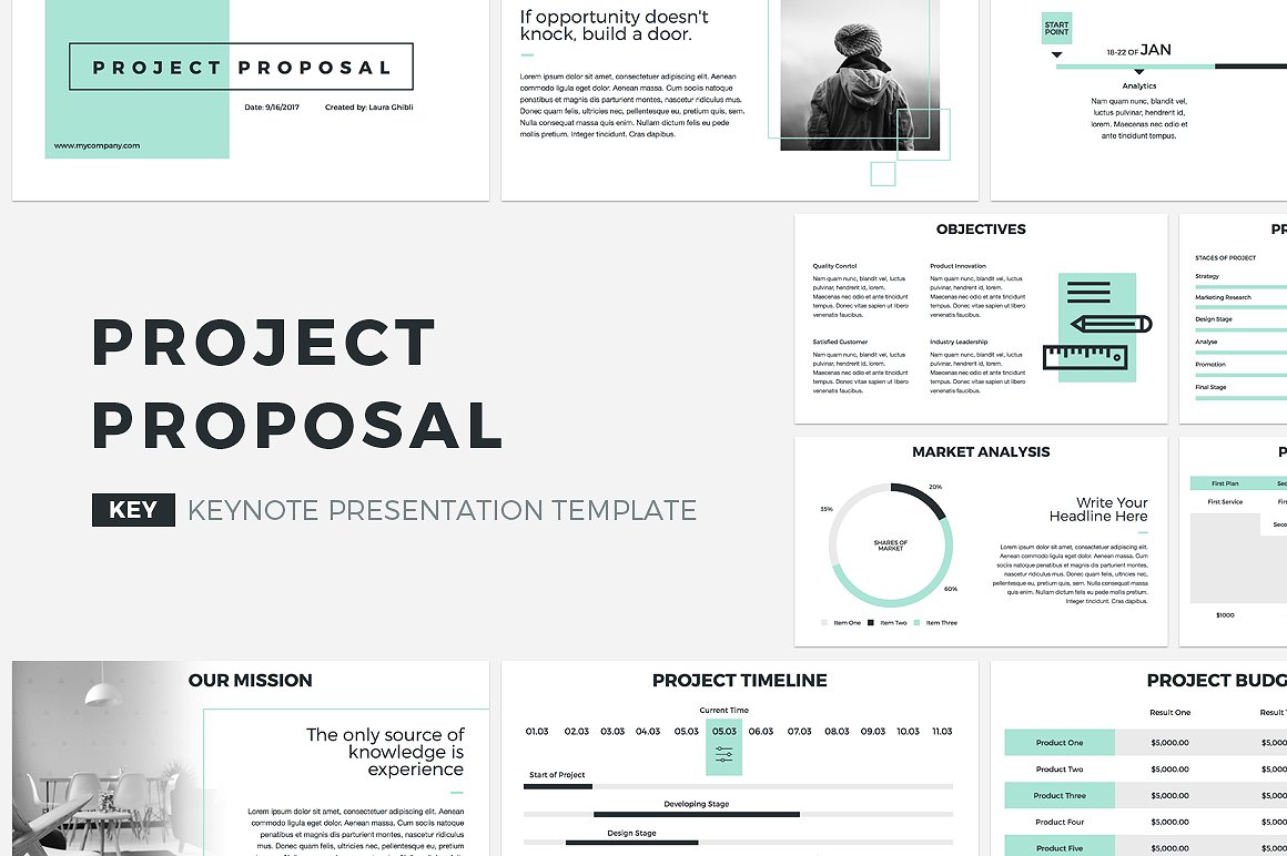 Project Proposal PowerPoint Template ~ Presentation Templates 