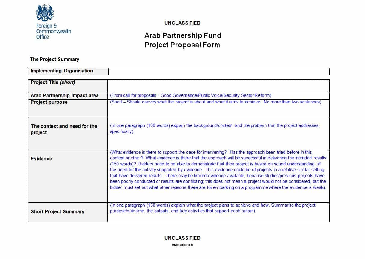 43 Professional Project Proposal Templates   Template Lab