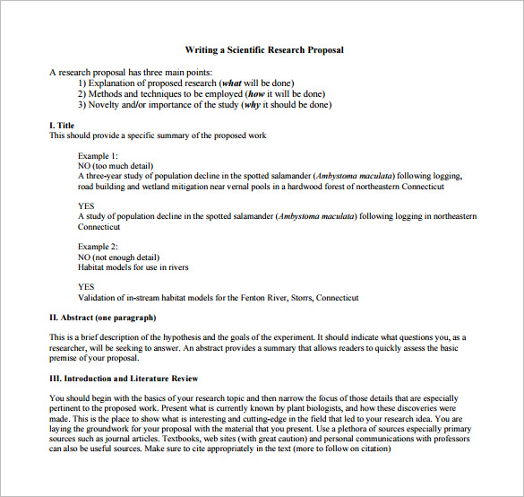sample research proposal template format for a research proposal 