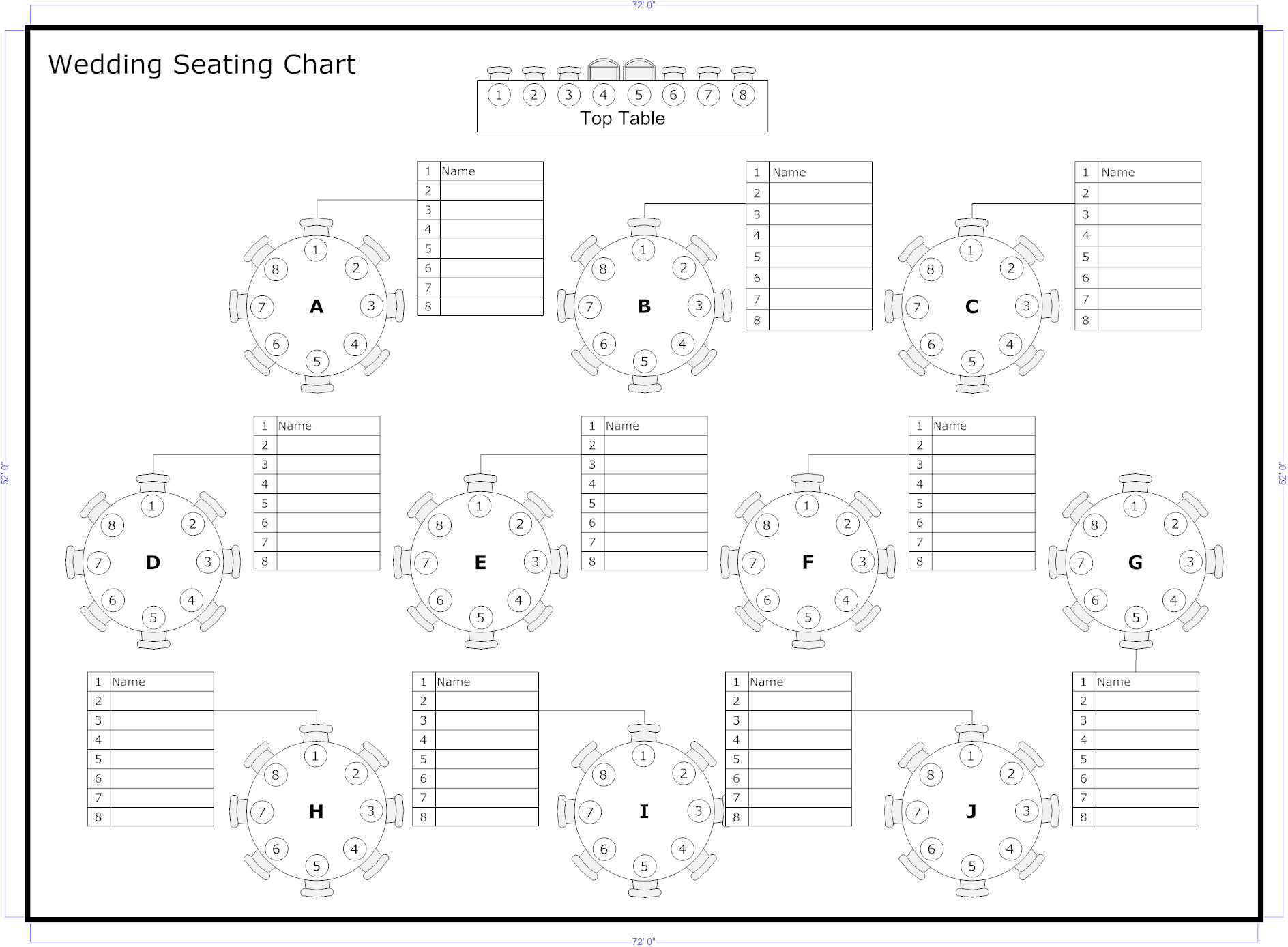 wedding table chart template seating chart template wedding free 