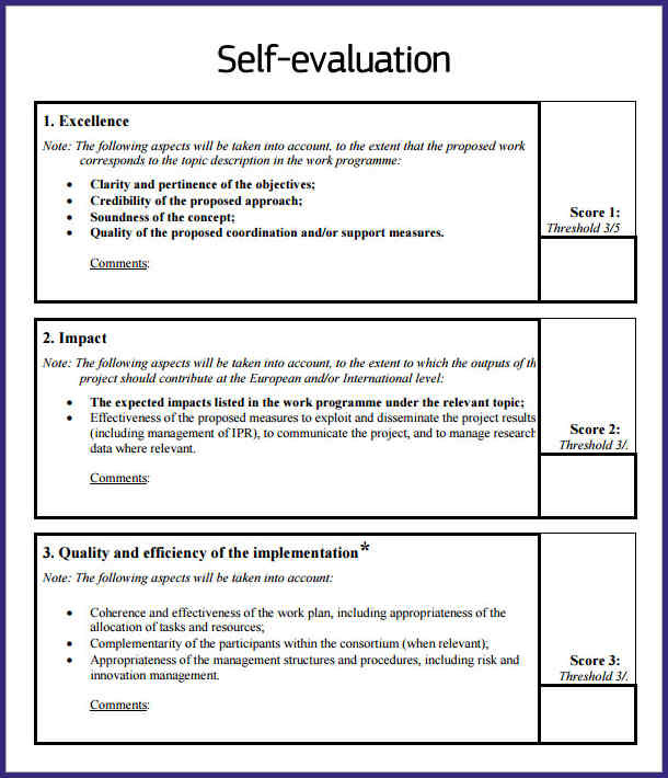 Self appraisal example self appraisal examples evaluation newest 