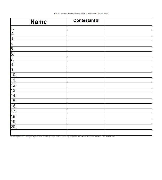 free sign up sheet template   Dean.routechoice.co