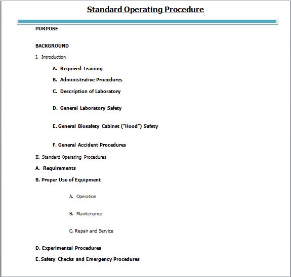37 Best Standard Operating Procedure (SOP) Templates