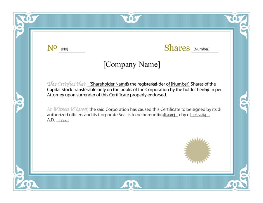 free stock certificate template 40 free stock certificate 