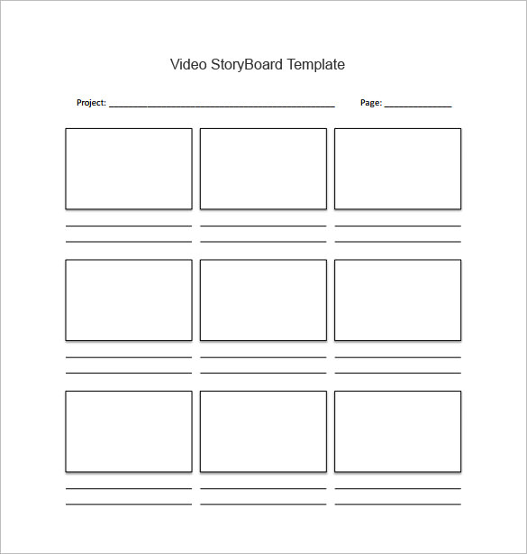 Storyboard Template | Create Templates with Storyboard Software