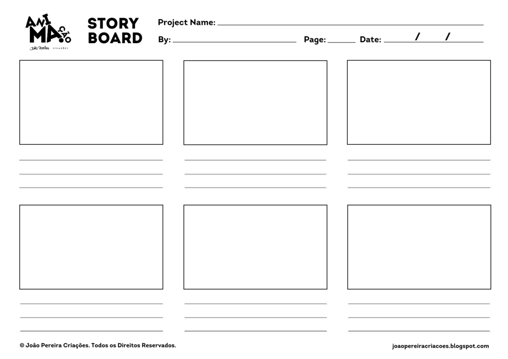 Professional Of Film Storyboard Template For Easy To Present 