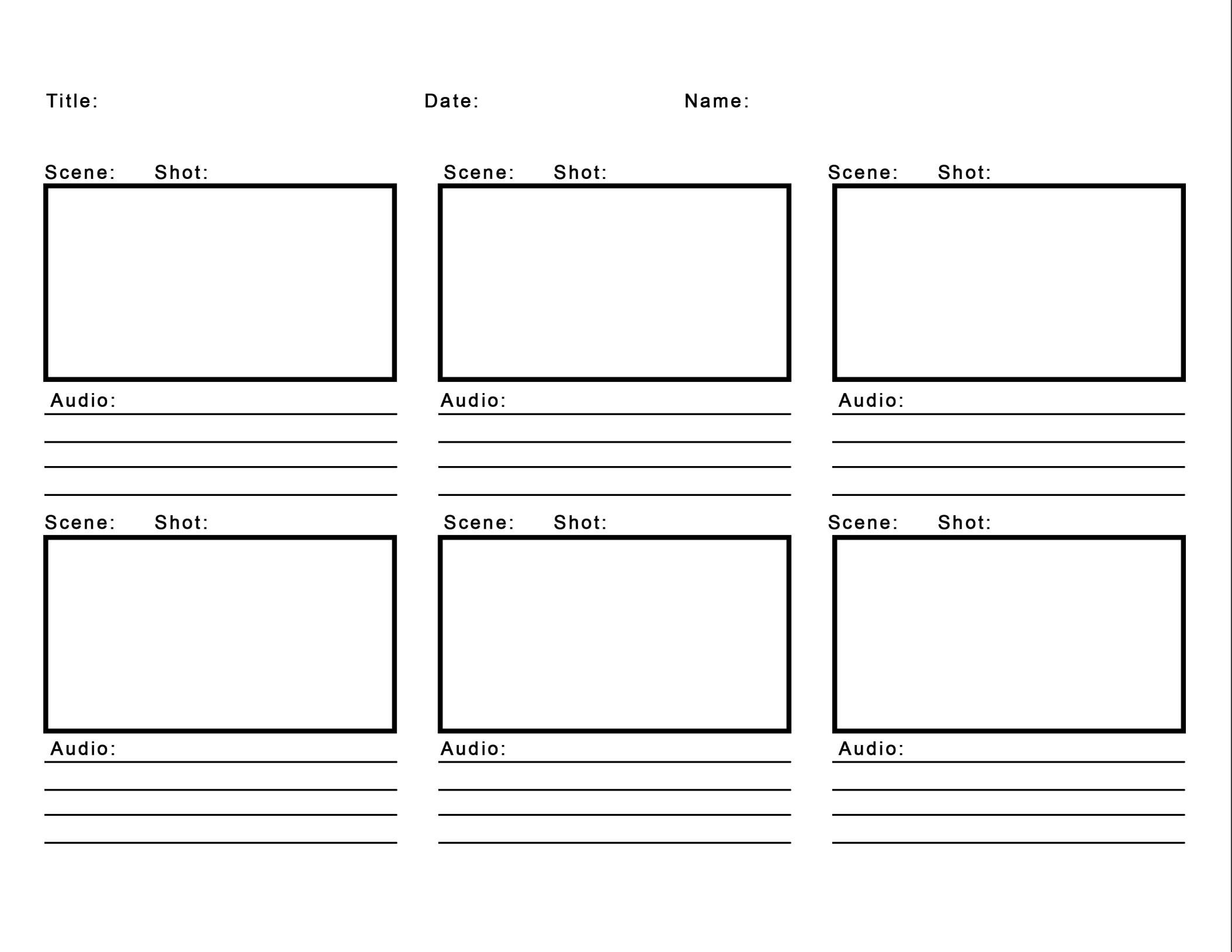 storyboard template pdf | sop proposal