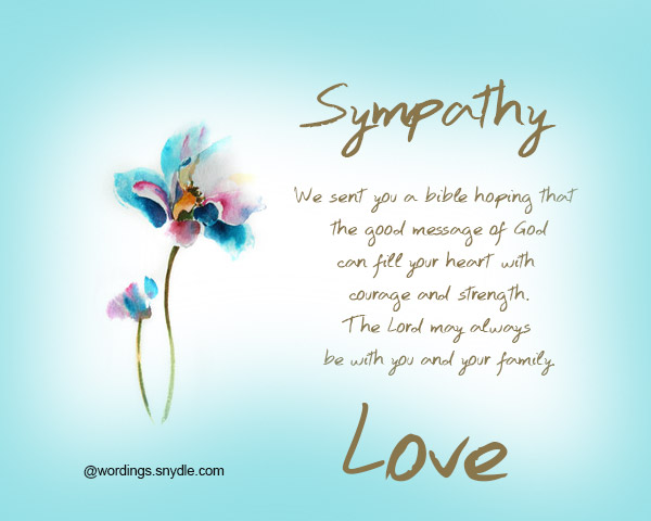 sympathy messages for loss | bio letter format