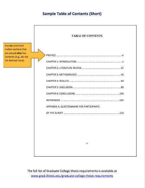 20 Table of Contents Templates and Examples   Template Lab