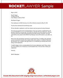 Free Termination Letter Template 39 Free Sample, Example Within 