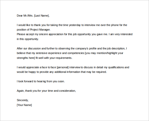 40 Thank You Email After Interview Templates   Template Lab