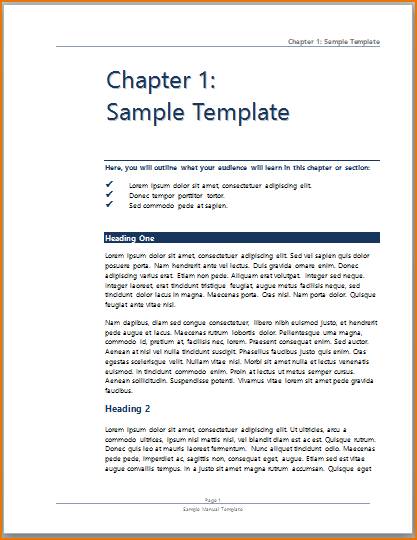 Training manual template easy concept resize 550 2 c 550 