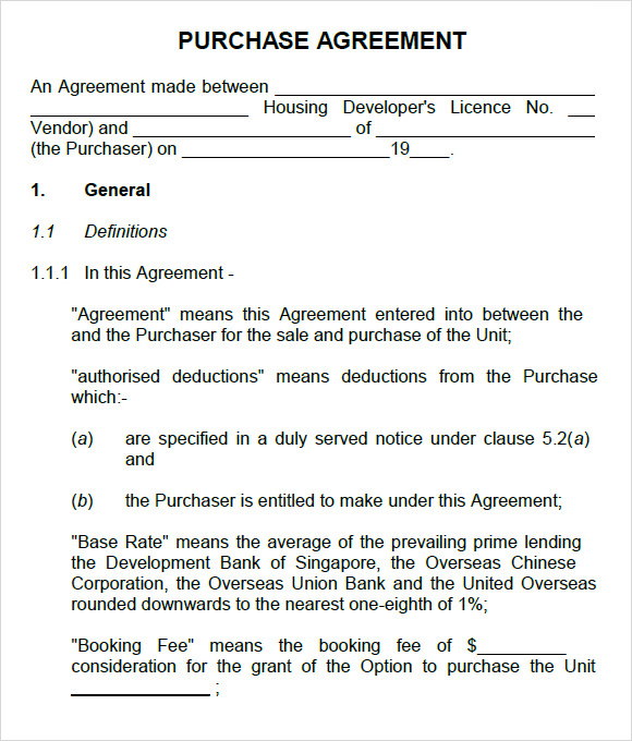 used car purchase agreement template vehicle purchase agreement 