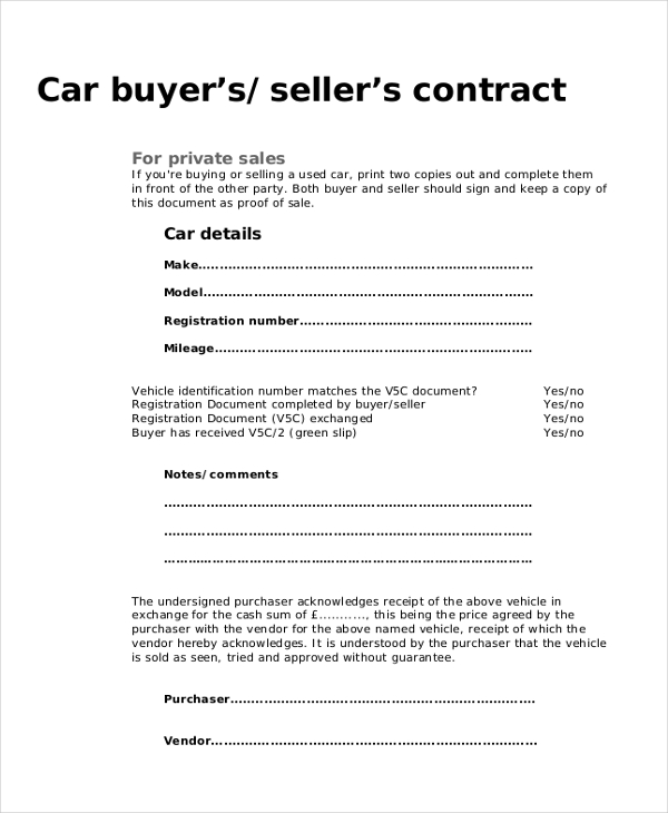 vehicle purchase agreement template sample agreement letters 5 