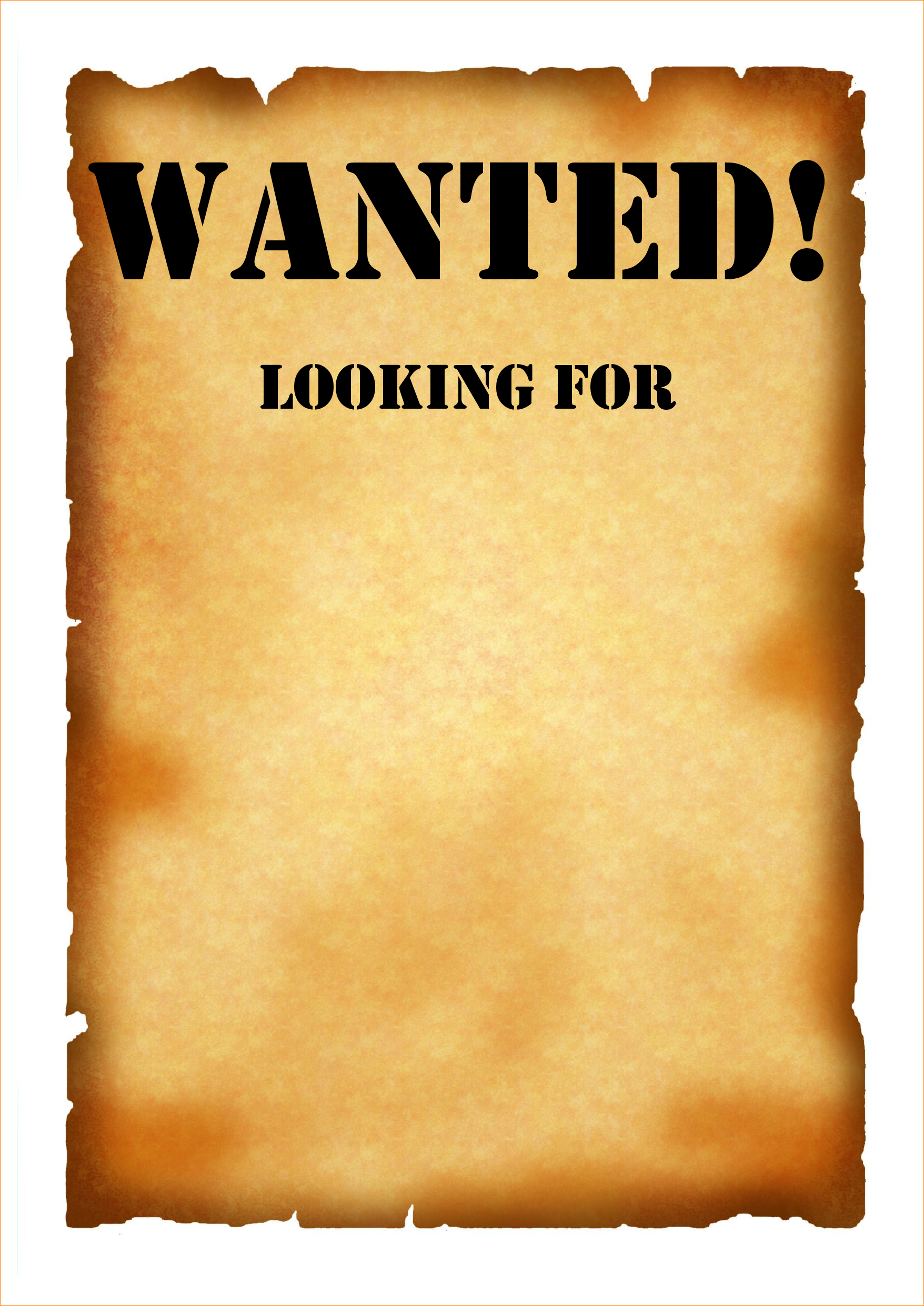 5+ wanted poster template free | Outline Templates