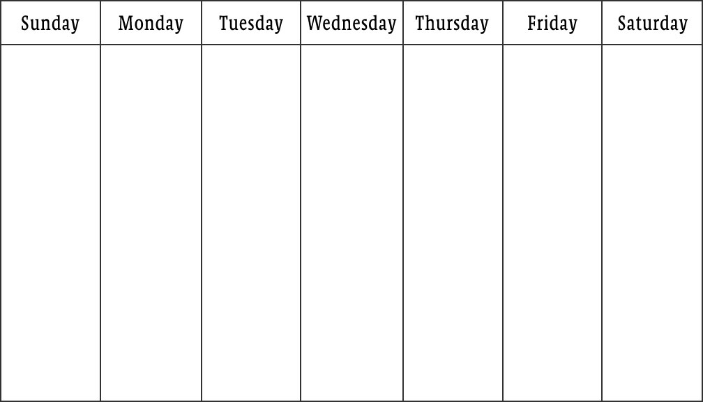 printable weekly calendar template   Ozil.almanoof.co