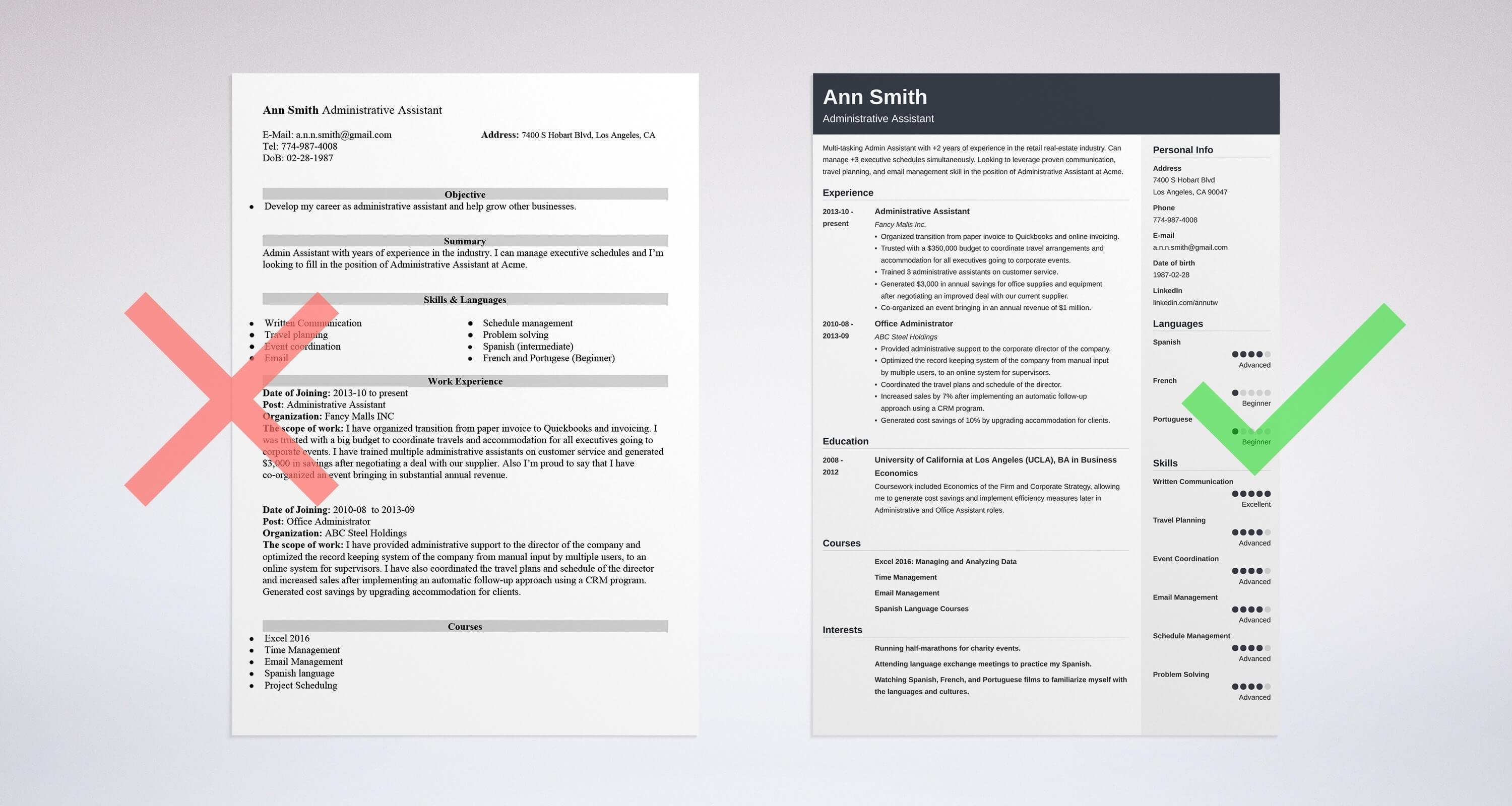 Administrative Assistant Resume Sample & Guide (20+ Examples)