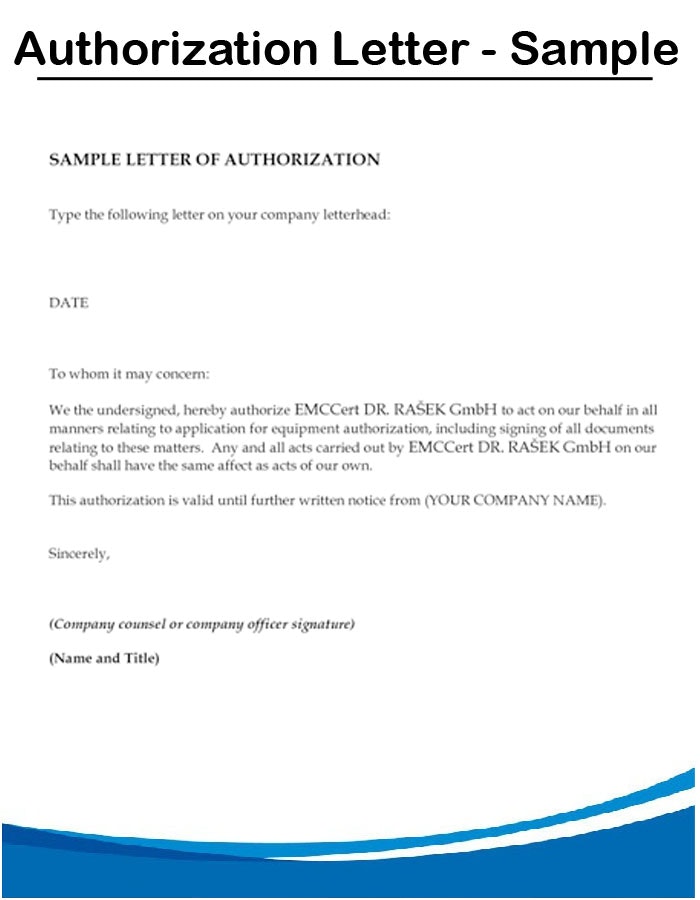 authorization letter template   Ecza.solinf.co