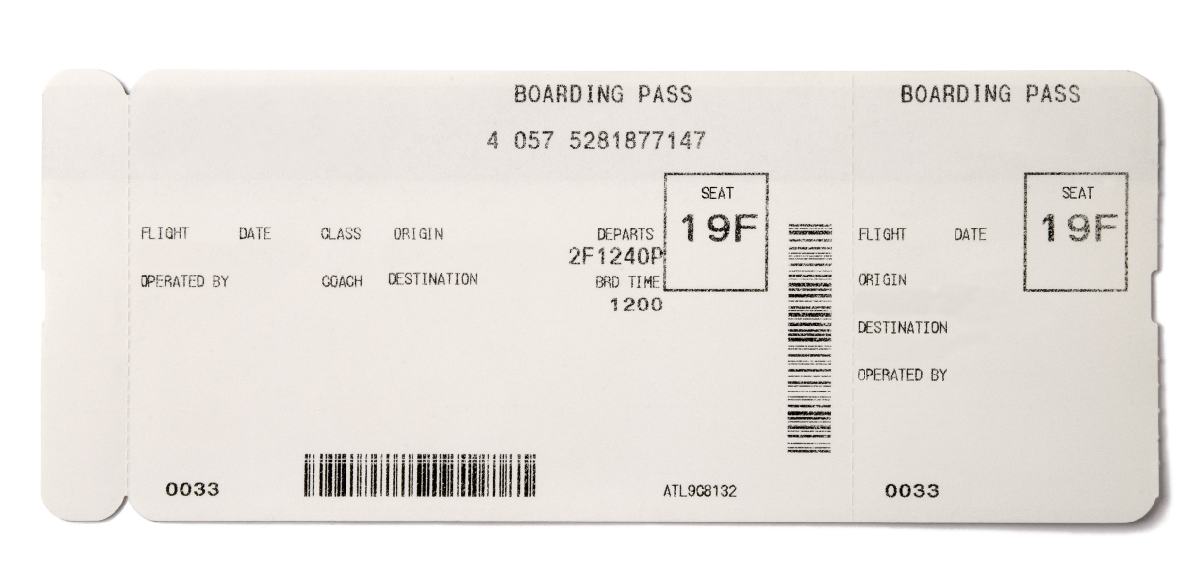 Boarding Pass Template Business Mentor