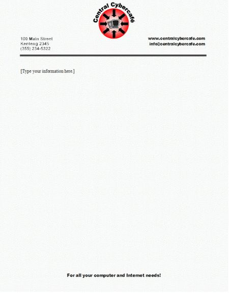 example company letterhead   Into.anysearch.co