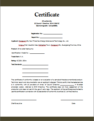 certificate of conformance template conformity certificate 
