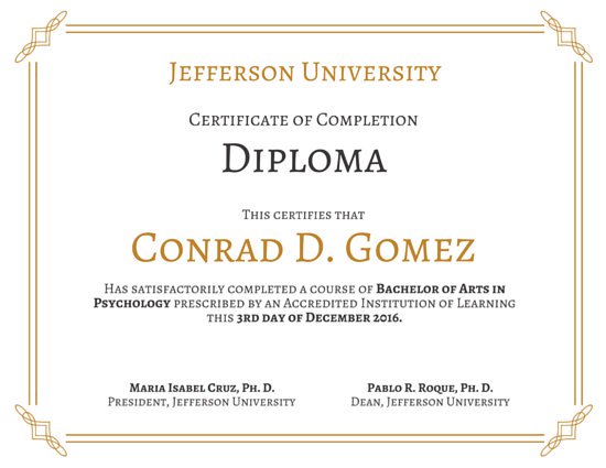 Fake Diploma Certificate Template New College Diploma Template Pdf 