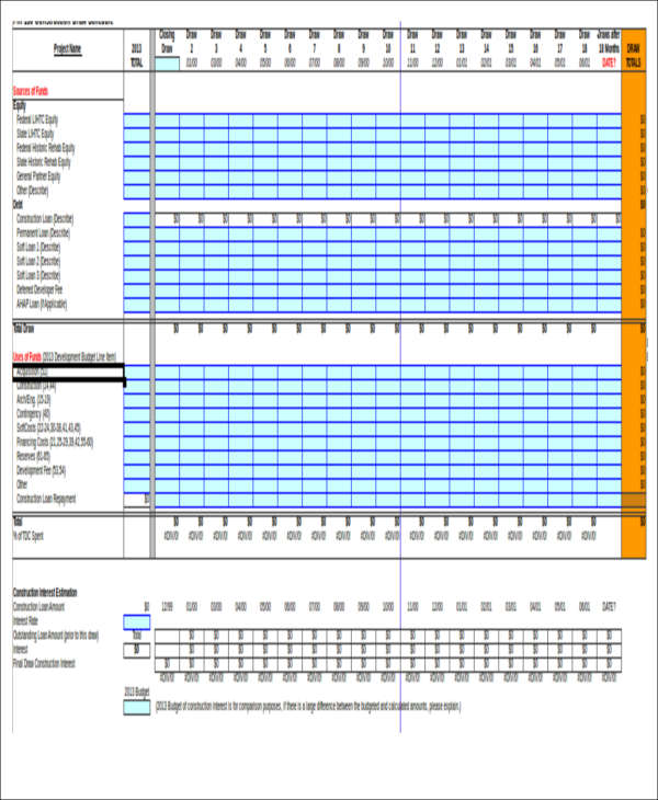 7+ Excel Construction Schedule Templates | Free & Premium Templates