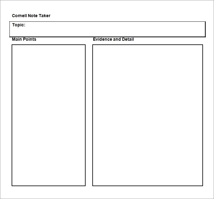 templates   Cornell Notes   A lyx or latex solution needed   TeX 