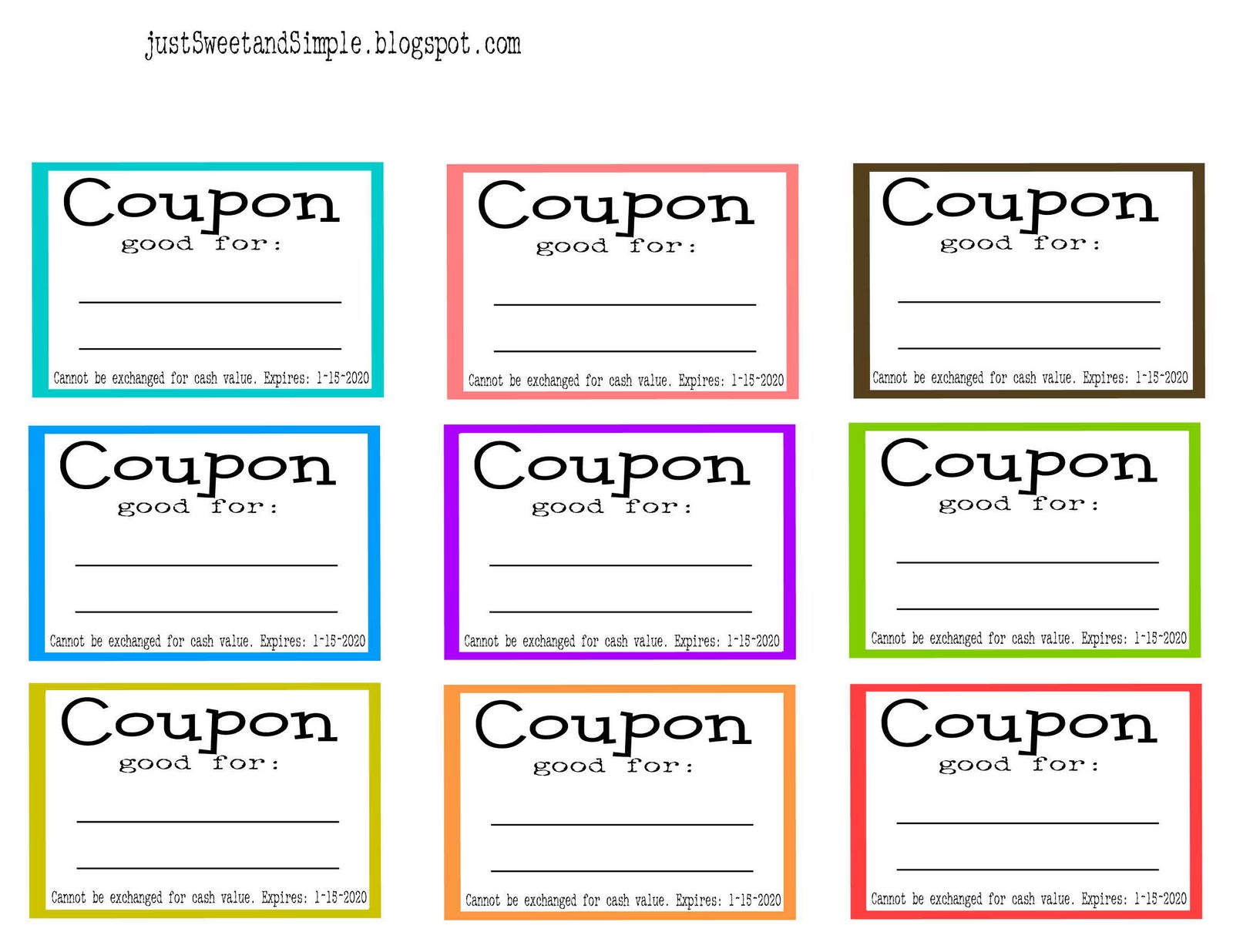 free printable coupon template   Gecce.tackletarts.co