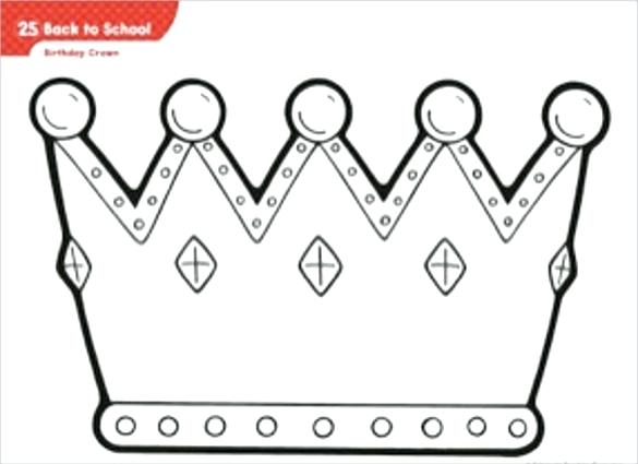 Valuable King And Queen Crown Templates Special Princess Template 