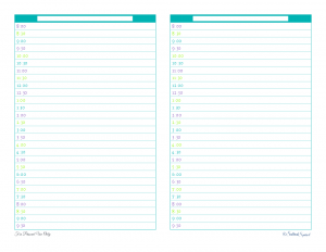 Daily Planner Printables Personal Planner
